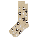 HOTSOX Men's Coffee Crew Sock