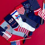 HOTSOX Women's Classic Stripes Crew - Made in the U.S.A. thumbnail