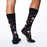 HOTSOX Men's Cognac and Cigars Socks