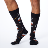 HOTSOX Men's Cognac and Cigars Socks