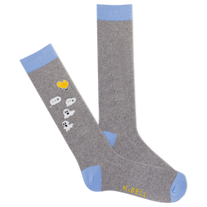 K.Bell Men's Ghosted Text Crew Socks
